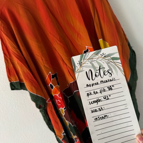 Kaftan Poncho Tunic One Size Relaxed Fit Cover Tassel Fringe Vibrant Multicolor - Picture 12 of 14